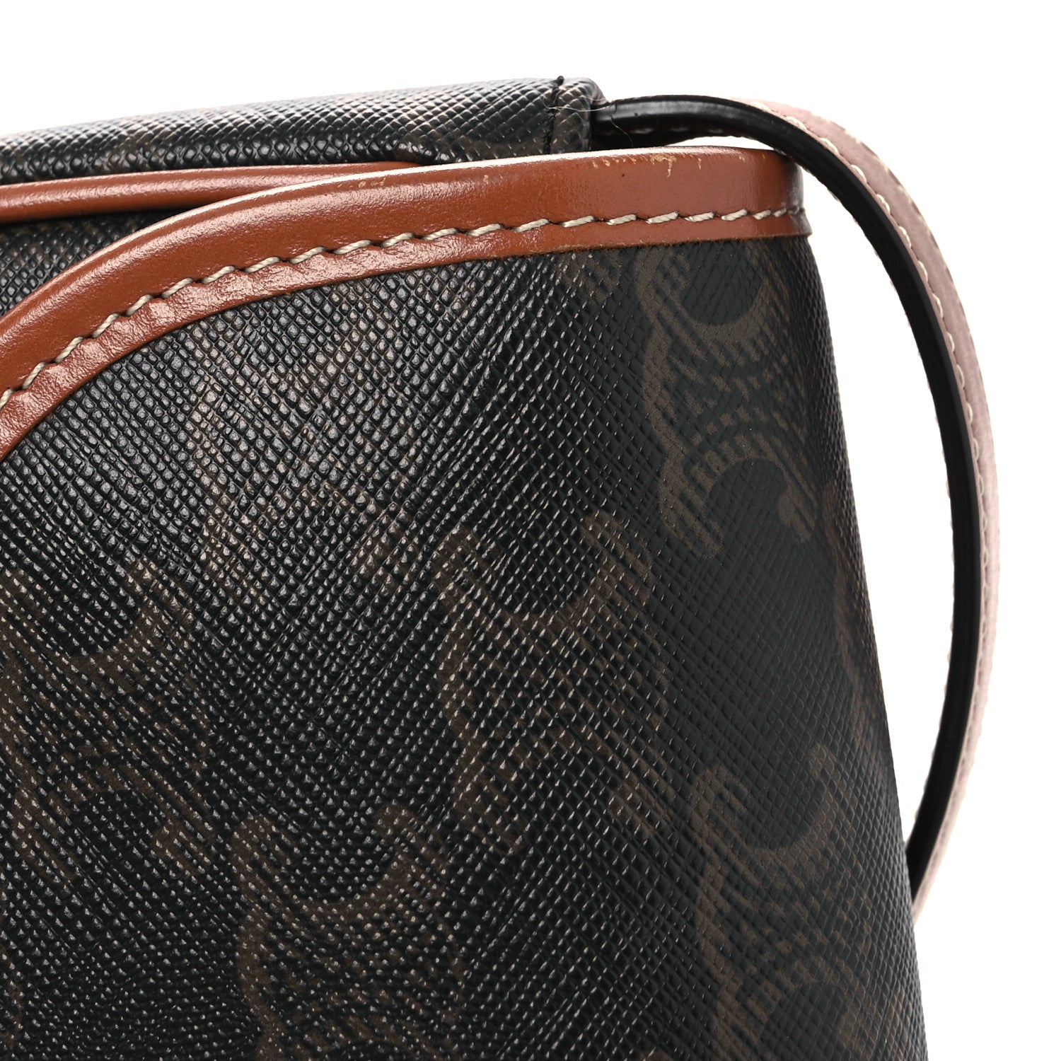 Celine Canvas Calfskin Triomphe Mini Besace Tan 12 of 12