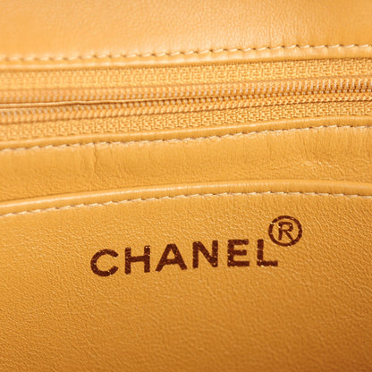 Chanel Lambskin Quilted Jumbo Single Flap Beige 7 of 9