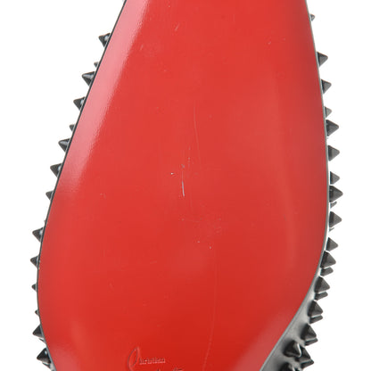 Christian Louboutin Calfskin Spikes Mens Dandelion Flat Loafer 44 Black 8 of 10