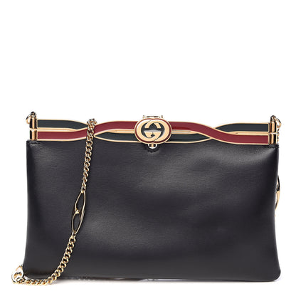 Gucci Palm Lux Broadway Evening Clutch Bag Black 1 of 10