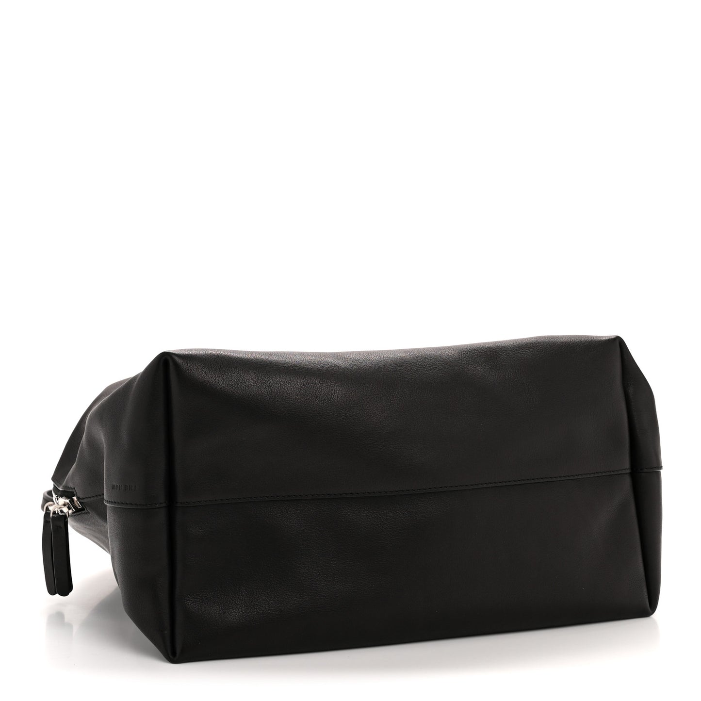 Polished Saddle Calfskin Henri Bag Black