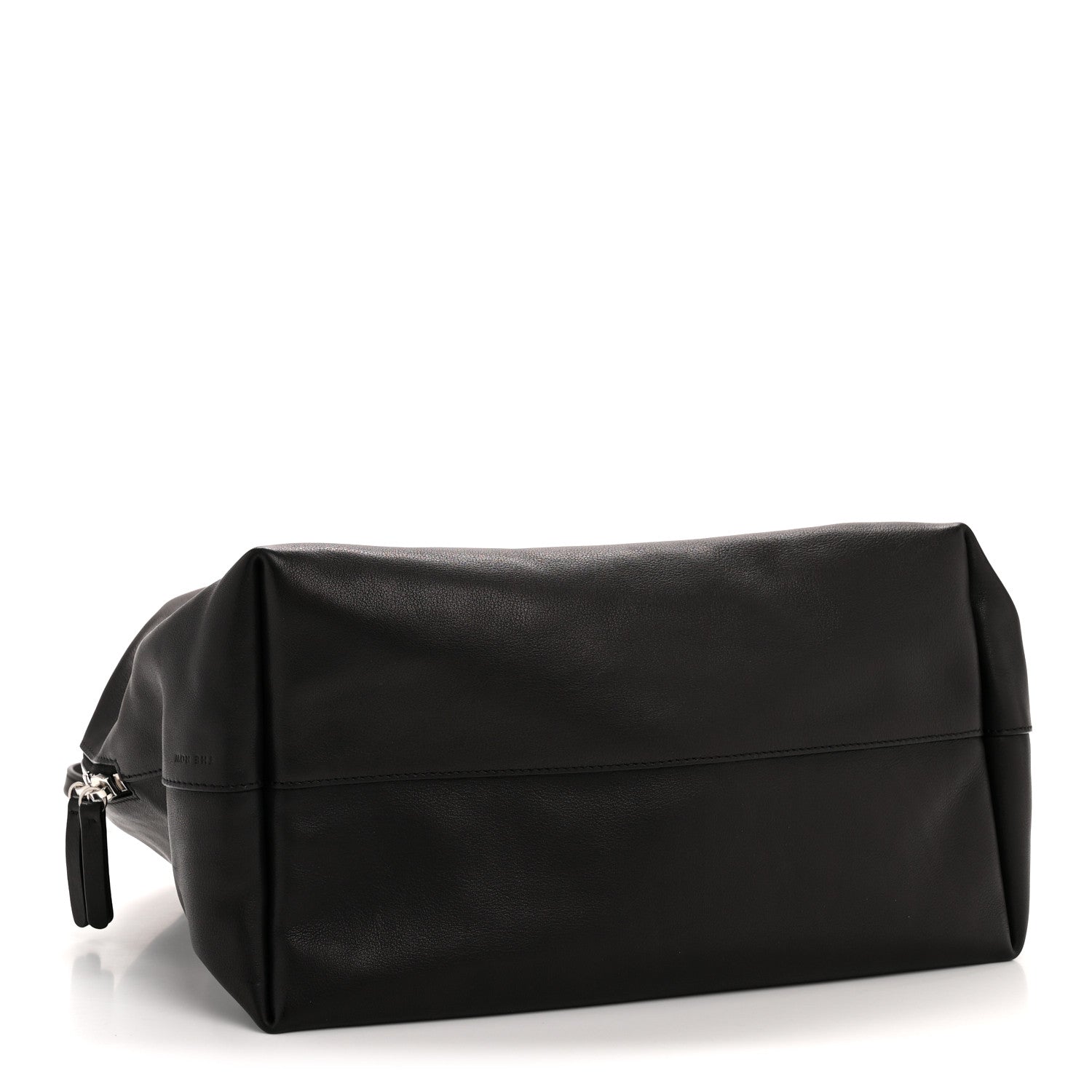 The Row Polished Saddle Calfskin Henri Bag Black 4 of 11