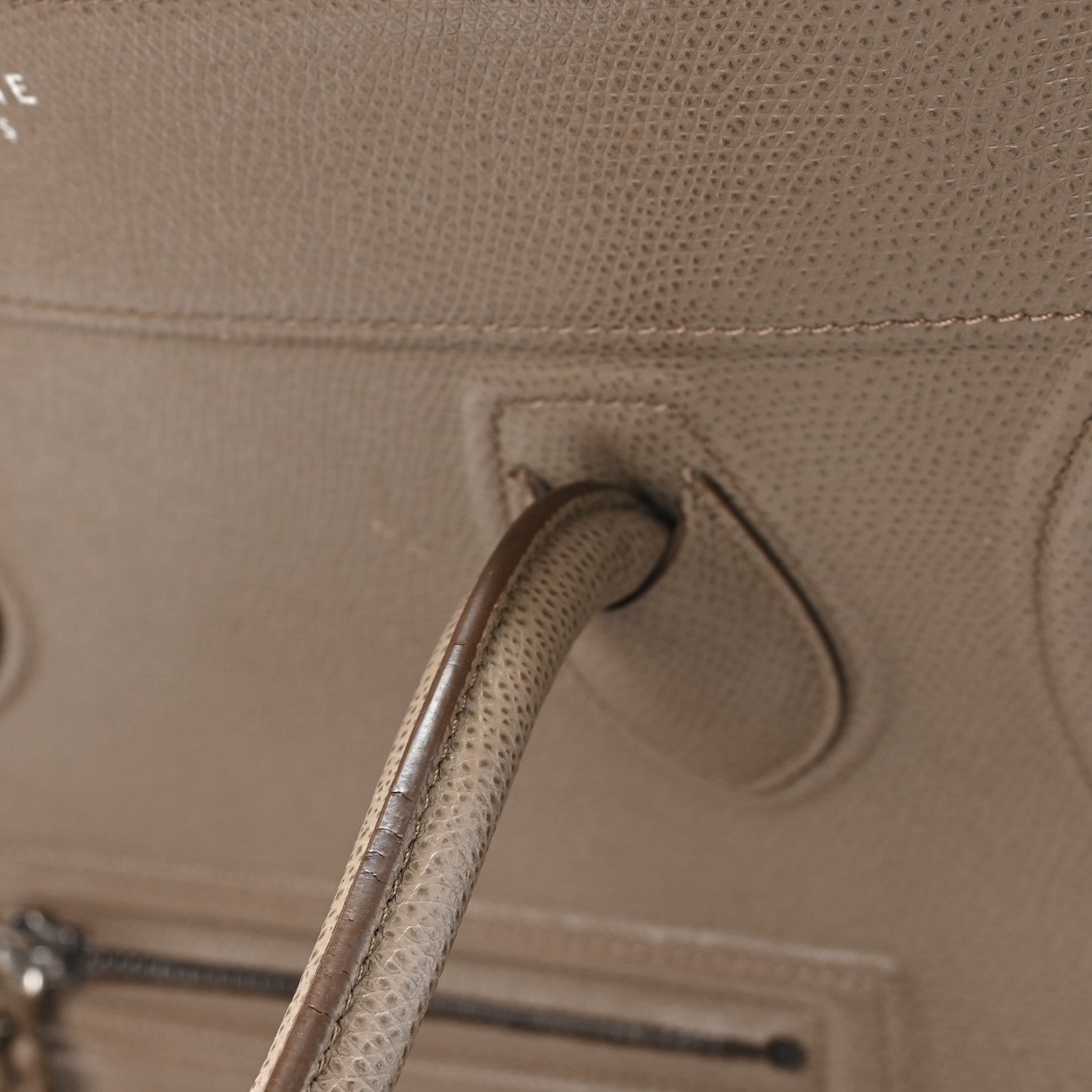 Celine Grained Calfskin Medium Phantom Luggage Taupe 10 of 11