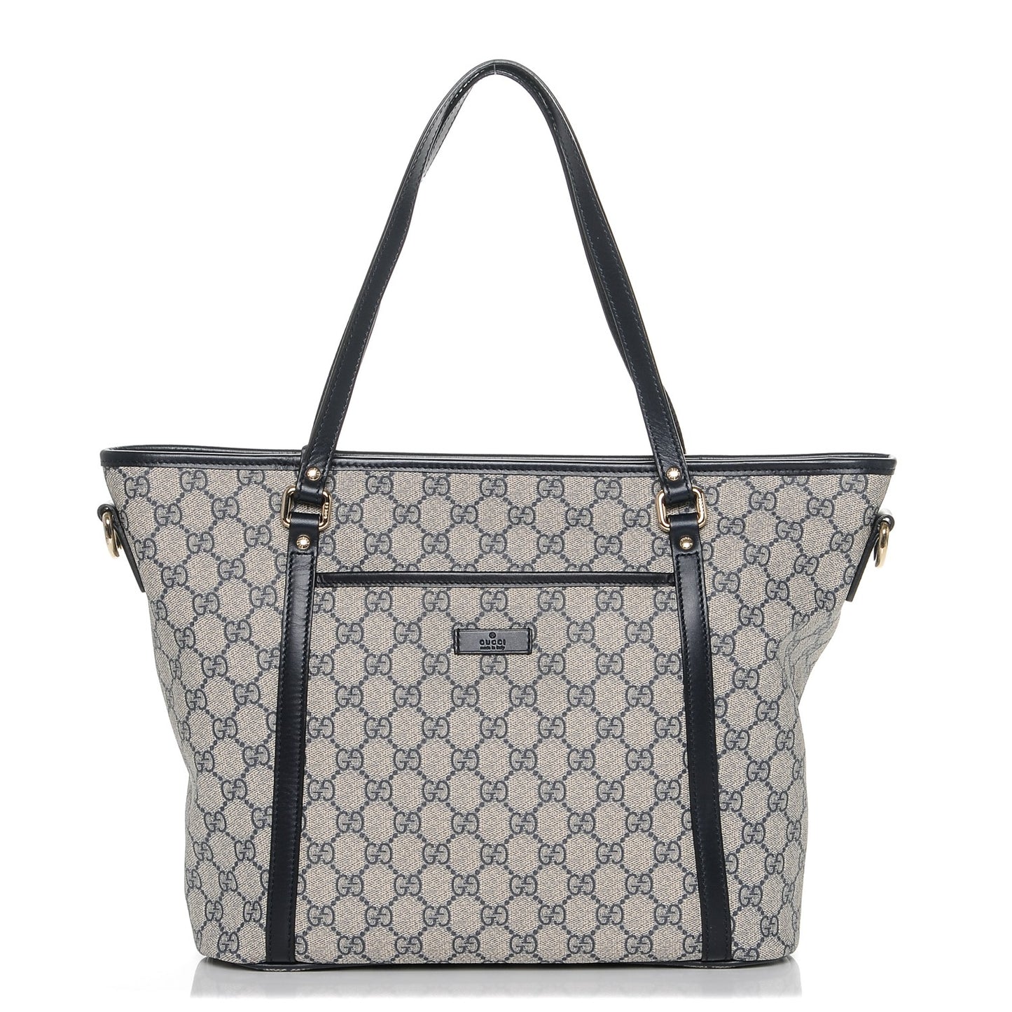 GG Supreme Monogram Medium Joy Tote Navy