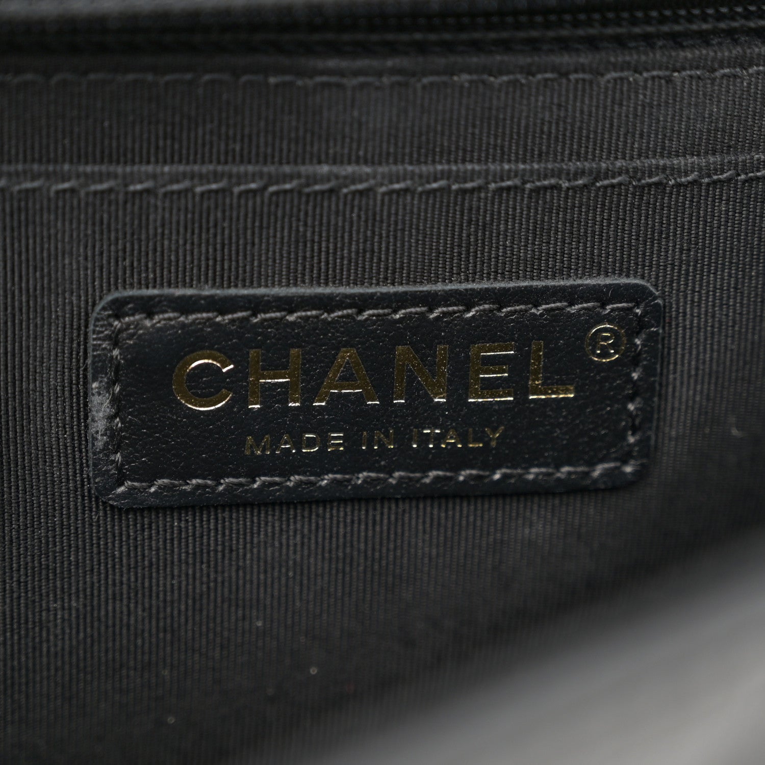 Chanel Calfskin Chevron Quilted Large Statement Flap Black 6 of 10