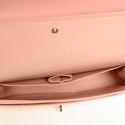 Chanel Patent Quilted Jumbo Double Flap Pink 5 of 7