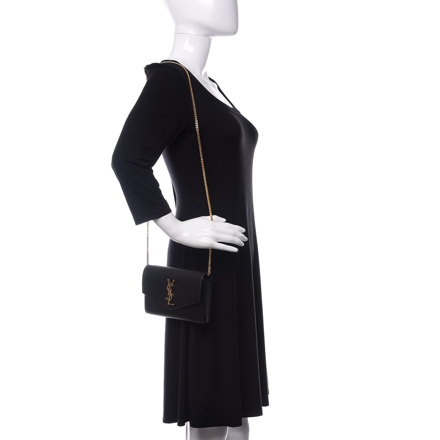 Grain De Poudre Uptown Chain Wallet Black