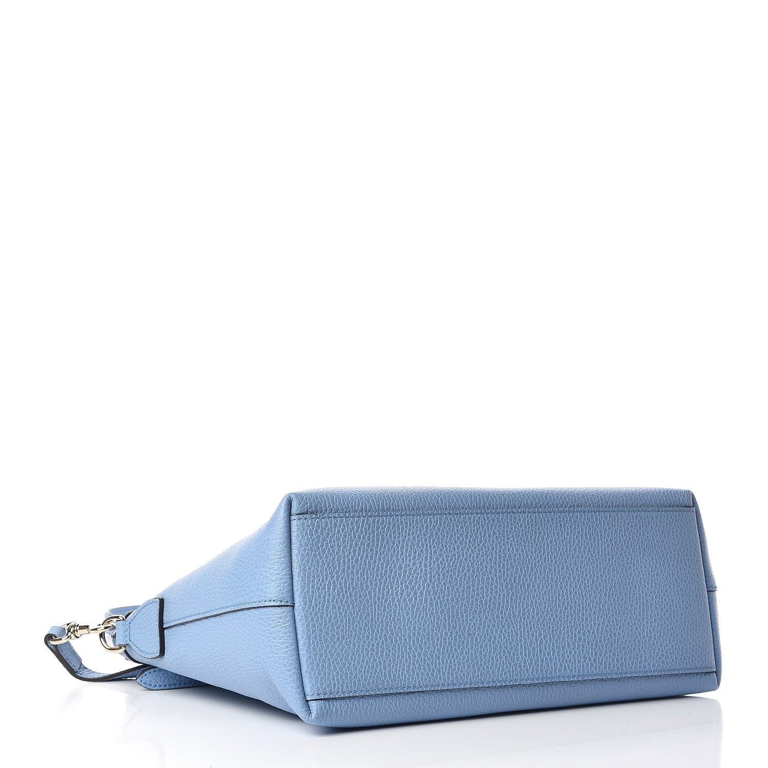 Gucci Dollar Calfskin GG Charm Satchel Mineral Blue 4 of 10