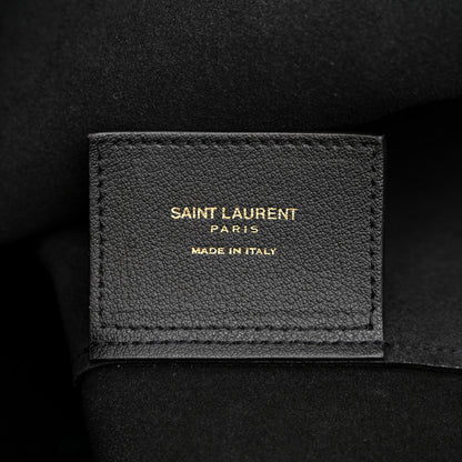 Saint Laurent Calfskin Large Shopping Tote Black 6 of 18