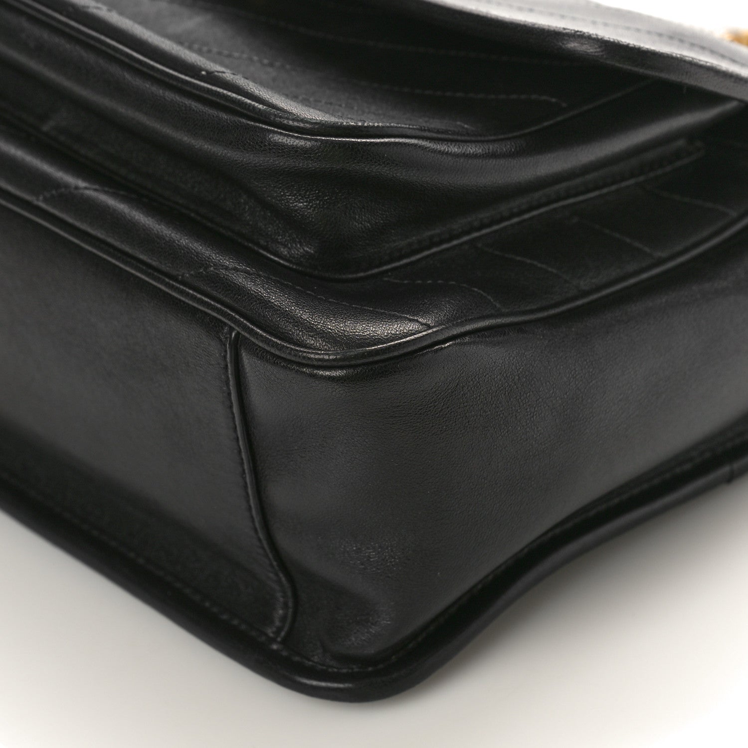 Saint Laurent Lambskin Matelasse Monogram Medium Niki Chain Satchel Black 8 of 9