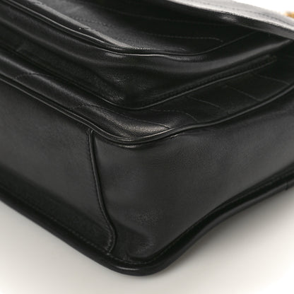 Saint Laurent Lambskin Matelasse Monogram Medium Niki Chain Satchel Black 8 of 9