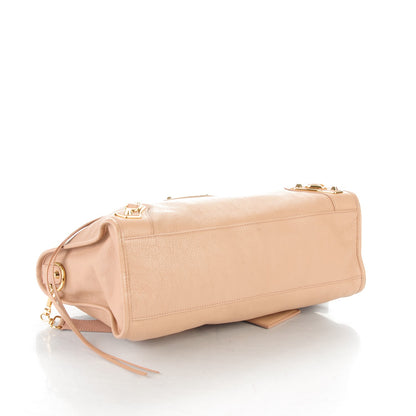 Balenciaga Chevre Gold Metallic Edge Hardware City Rose Des Sables 4 of 7