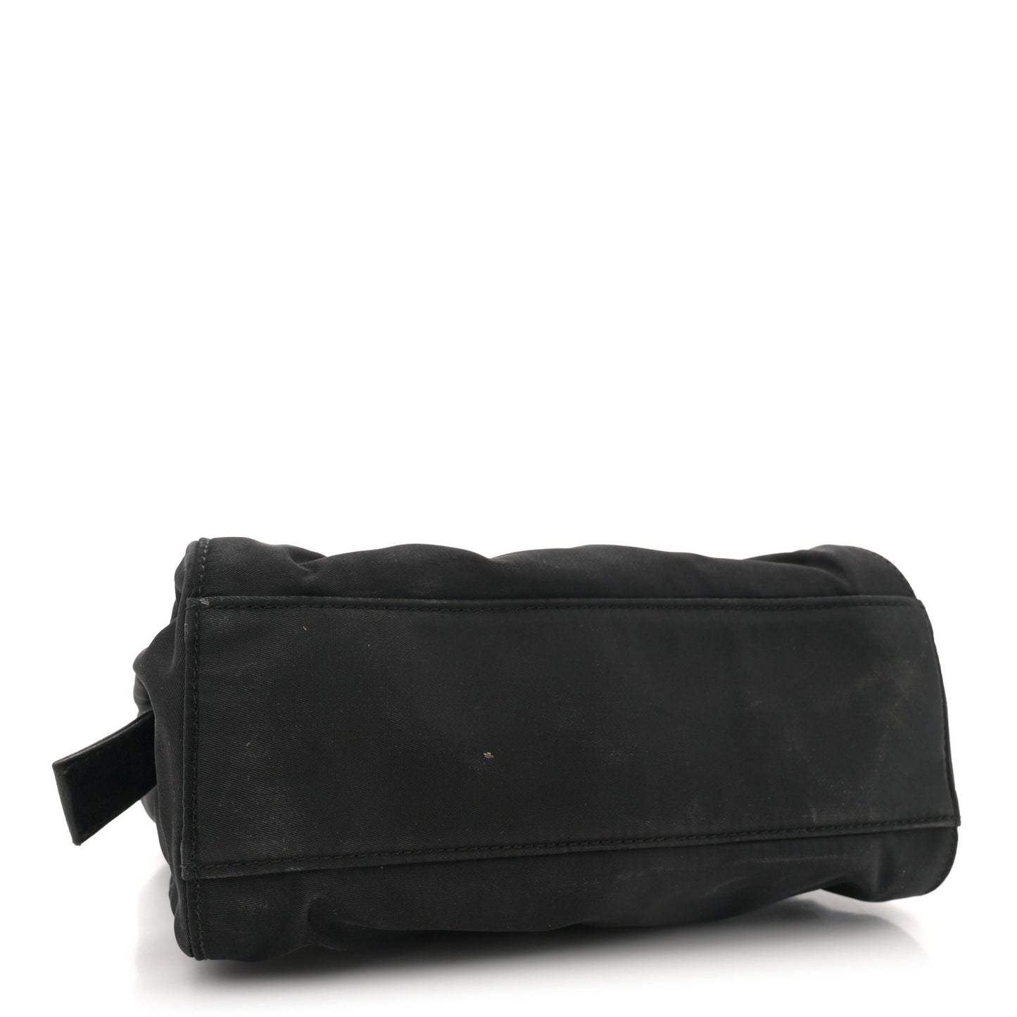 Tessuto Nylon Chain Shoulder Bag Black