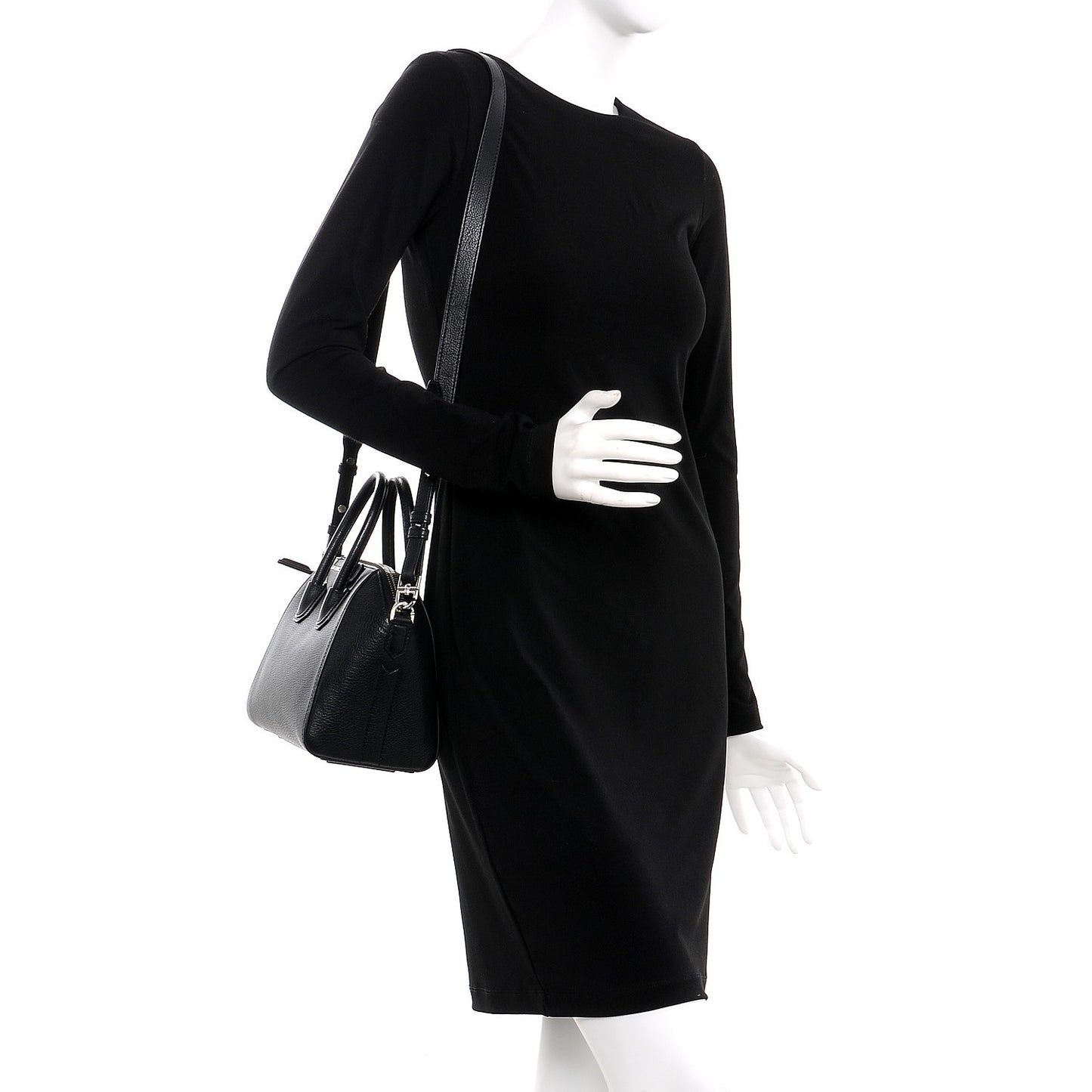 Sugar Goatskin Mini Antigona Black