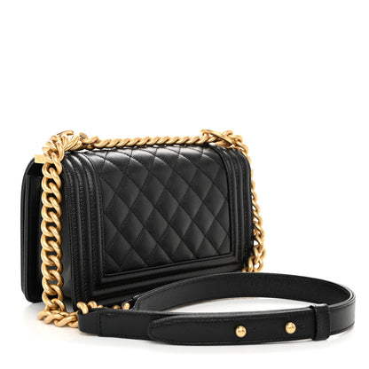 Chanel Caviar Quilted Small Boy Flap Black 3 of 10