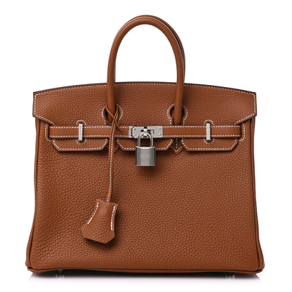 Hermes Togo Birkin 25 Gold 1 of 10