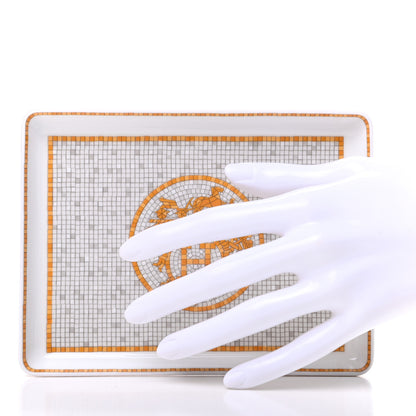 Hermes Porcelain Mosaique au 24 Sushi Plate 2 of 6