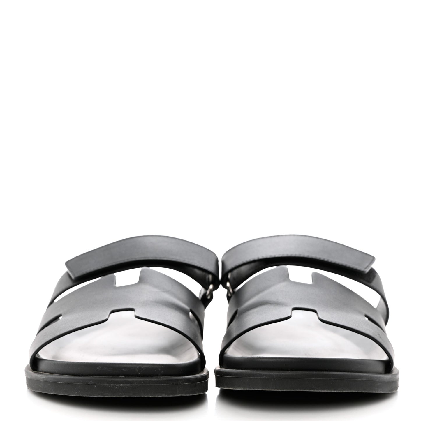 Calfskin Mens Chypre Sandals 44 Black