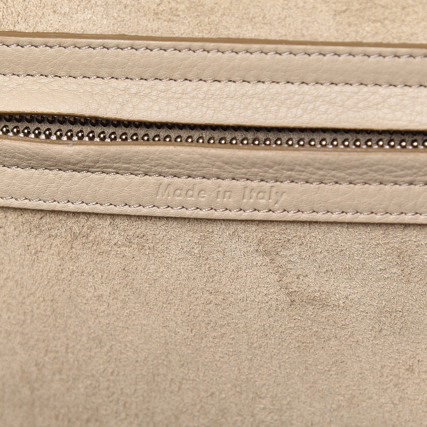 Supple Calfskin Medium Phantom Luggage Beige