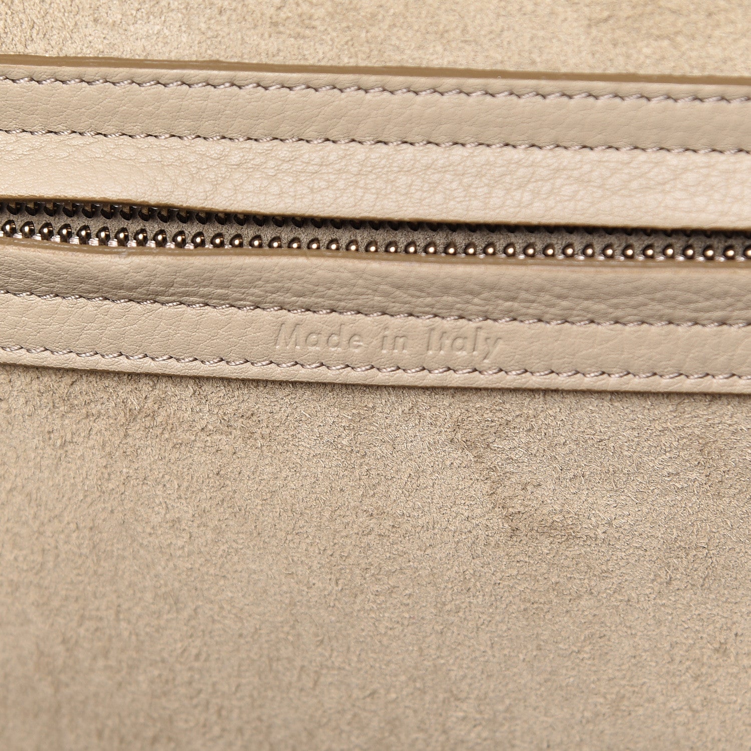 Celine Supple Calfskin Medium Phantom Luggage Beige 7 of 10
