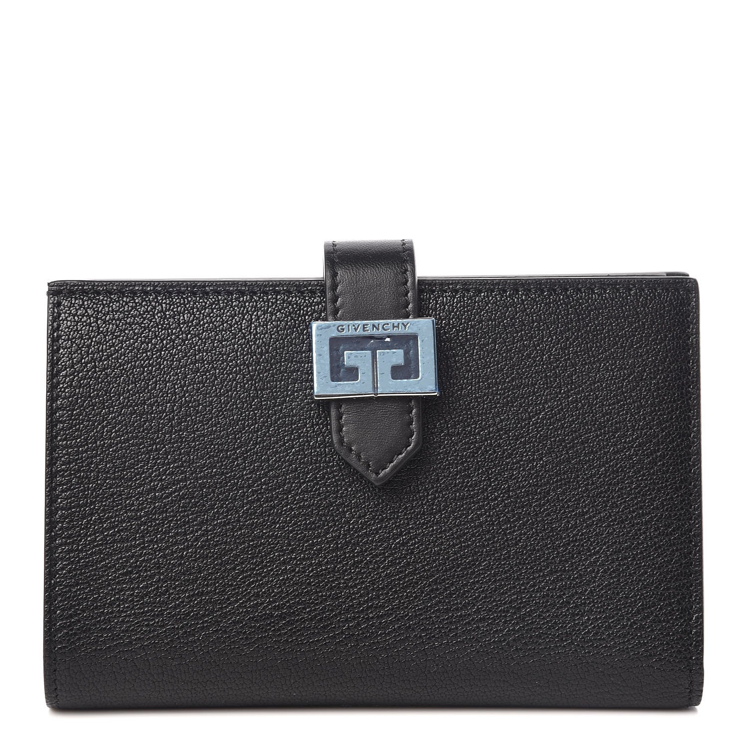 Givenchy Sugar Goatskin Medium GV3 Wallet Black 1 of 9