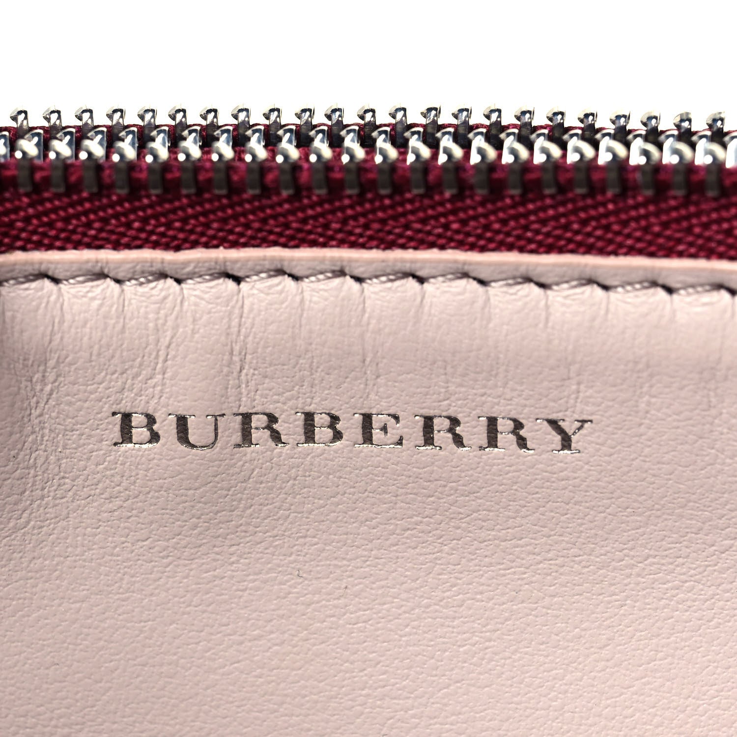 Burberry Grainy Goatskin Triple Zip Crossbody Bag Crimson 5 of 11