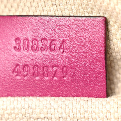 Gucci Soft Patent Small Soho Disco Bag Bright Bougainvillea 7 of 13