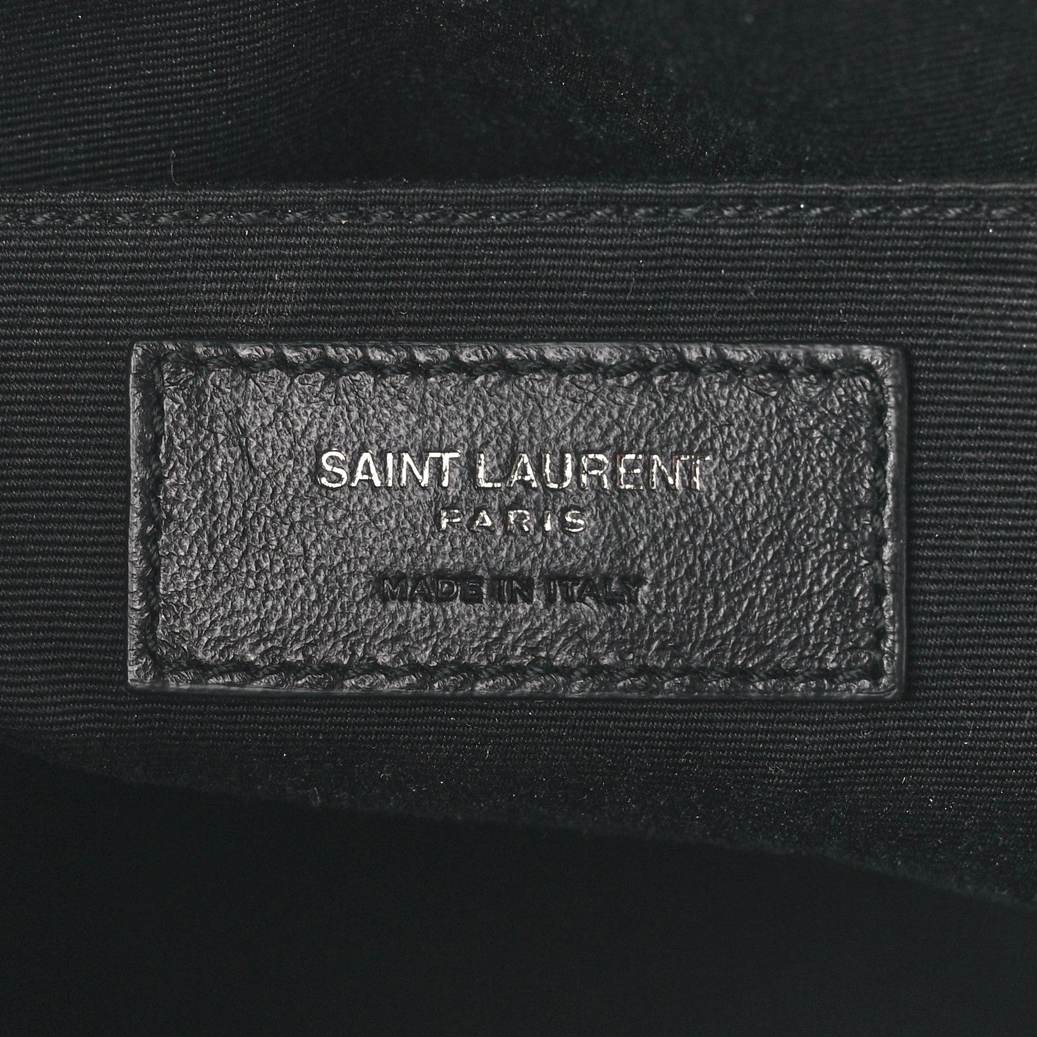 Saint Laurent Calfskin Matelasse Monogram Lou Camera Bag Black 6 of 11
