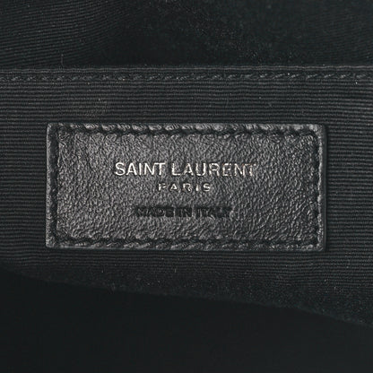 Saint Laurent Calfskin Matelasse Monogram Lou Camera Bag Black 6 of 11