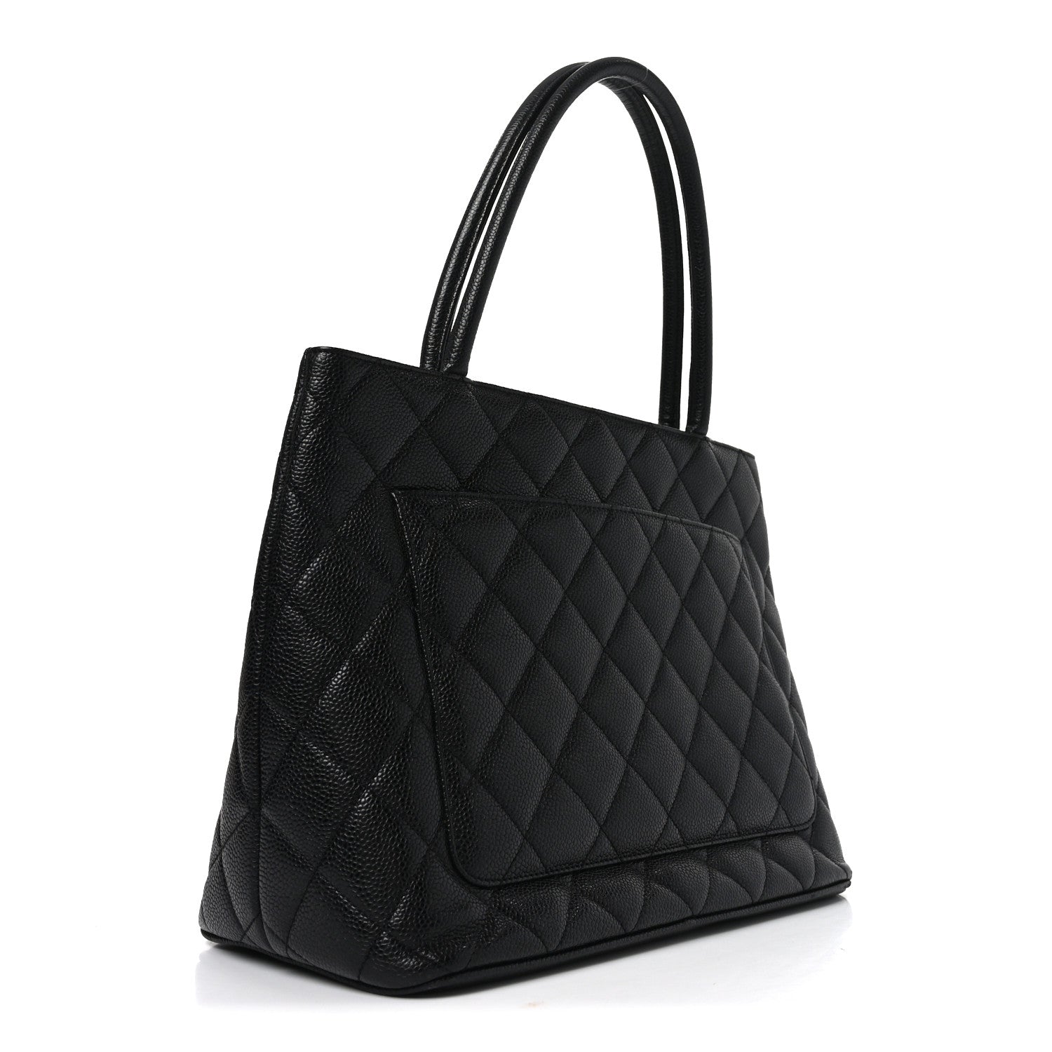 Chanel Caviar Quilted Medallion Tote Black 3 of 10