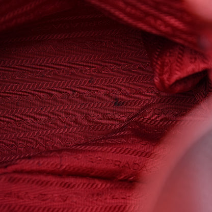 Prada Vitello Daino Hobo Red 10 of 16