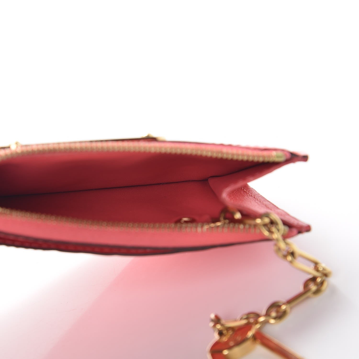 Louis Vuitton Vernis Key Pouch Rose Litchi 6 of 8