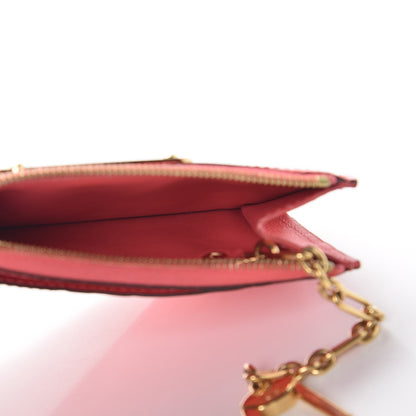Louis Vuitton Vernis Key Pouch Rose Litchi 6 of 8