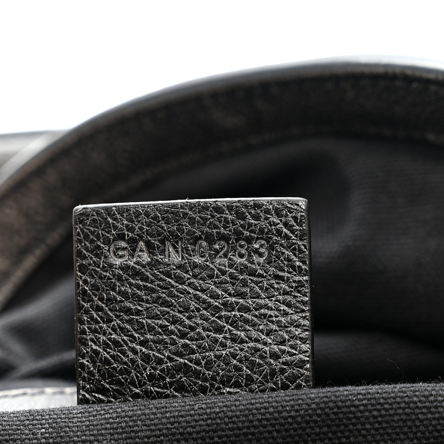 Aged Calfskin Medium Voyou Boyfriend Bag Black