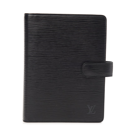 Louis Vuitton Epi Medium Ring Agenda Cover Black 1 of 6