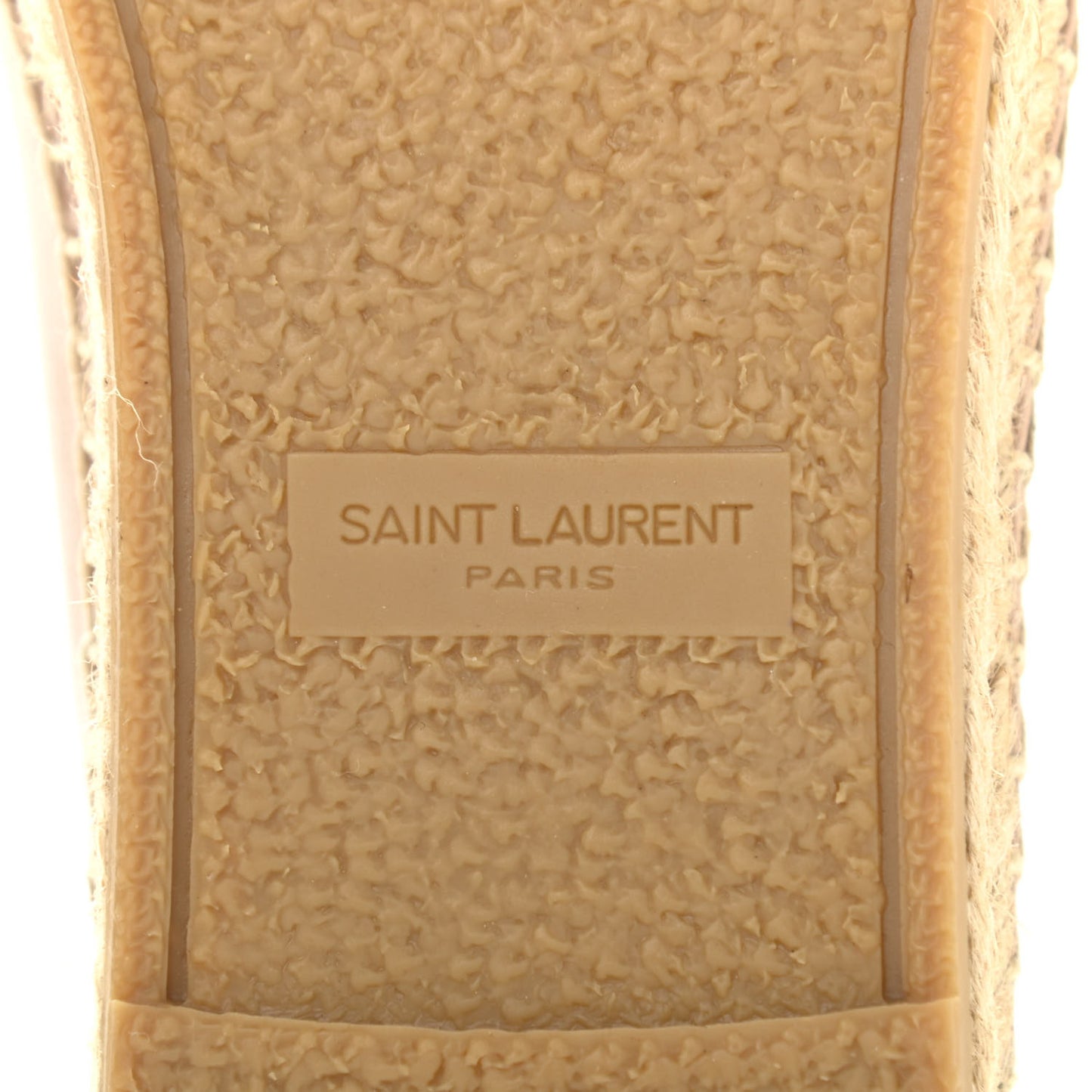 Lambskin Monogram Espadrilles 38.5 Nude