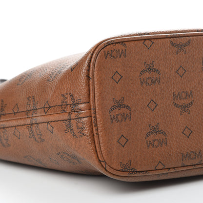 MCM Visetos Dog Bone Shopper Tote Brown 9 of 12