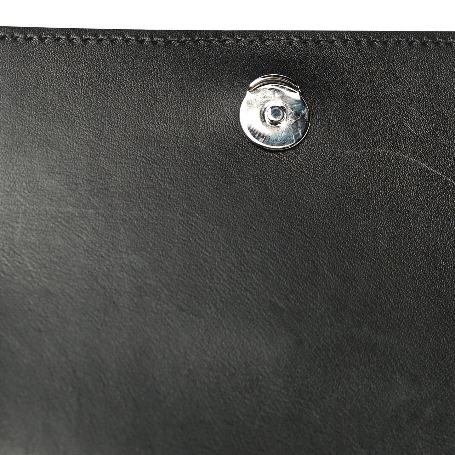 Calfskin Crocodile Embossed Monogram Kate Belt Bag Black