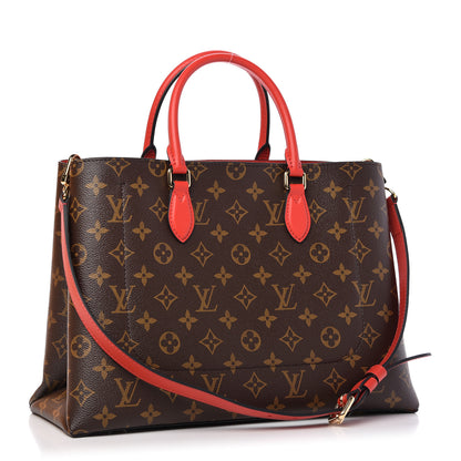 Louis Vuitton Monogram Flower Tote Coquelicot 3 of 10