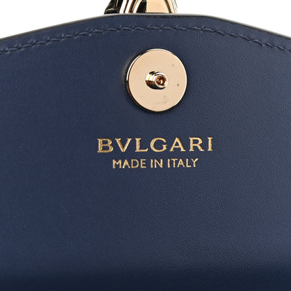 Bulgari Calfskin Serpenti Forever Chain Wallet Blue 6 of 12