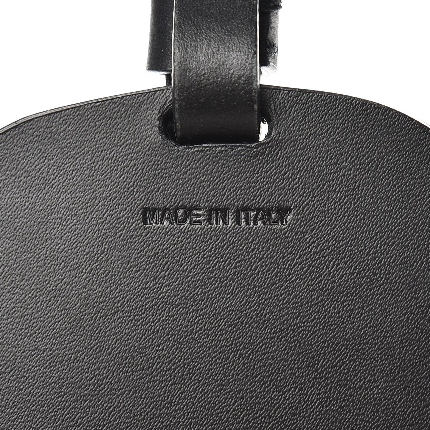Calfskin Rottweiler Bag Charm Black