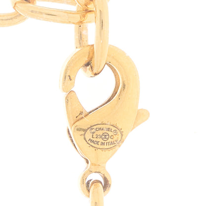 Chanel Metal Crystal CC Marquise Choker Gold 5 of 7