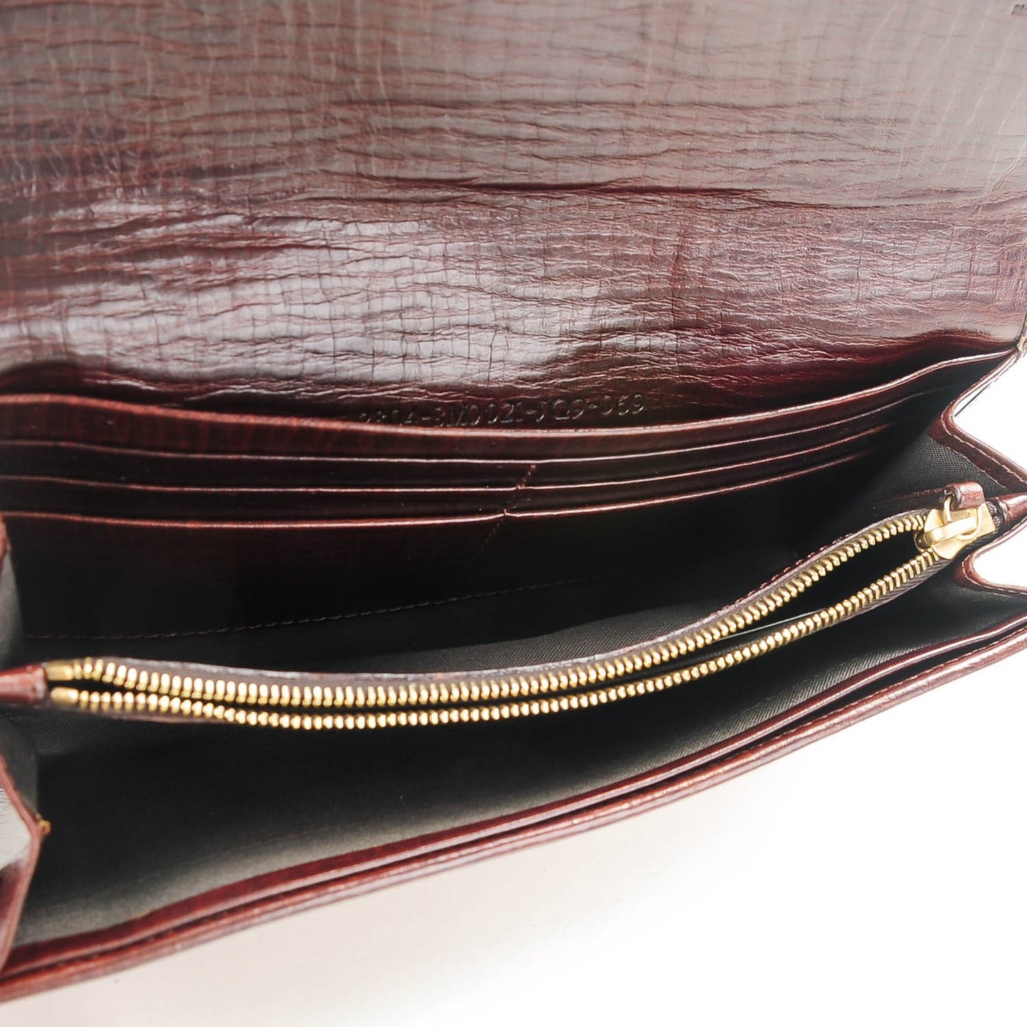 Zucchino Cuoio Romano Continental Wallet Tobacco
