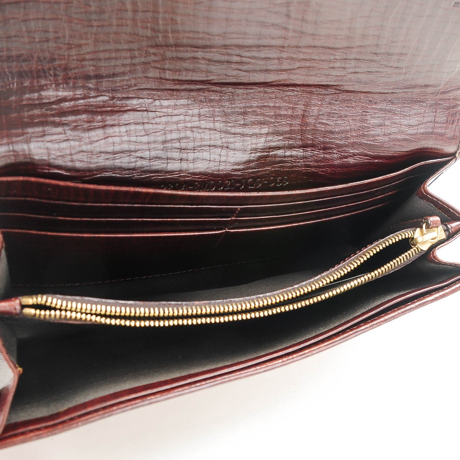 Fendi Zucchino Cuoio Romano Continental Wallet Tobacco 5 of 8