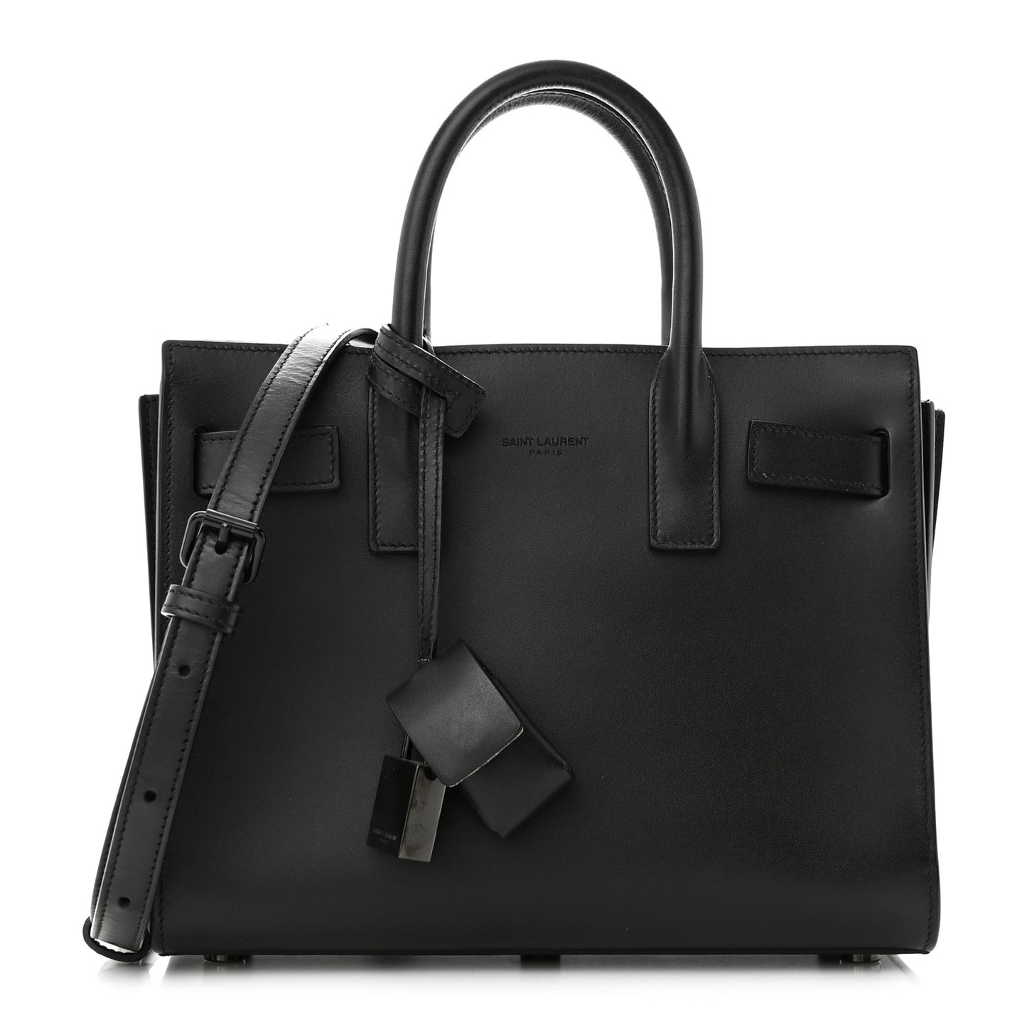 Calfskin Nano Sac De Jour Black