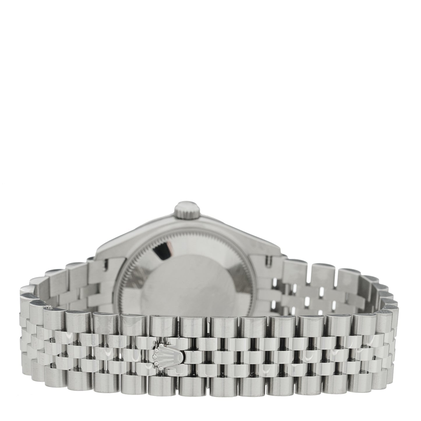 Stainless Steel 18K White Gold Diamond Bezel 31mm Oyster Perpetual Datejust Watch Dark Grey 278384RBR