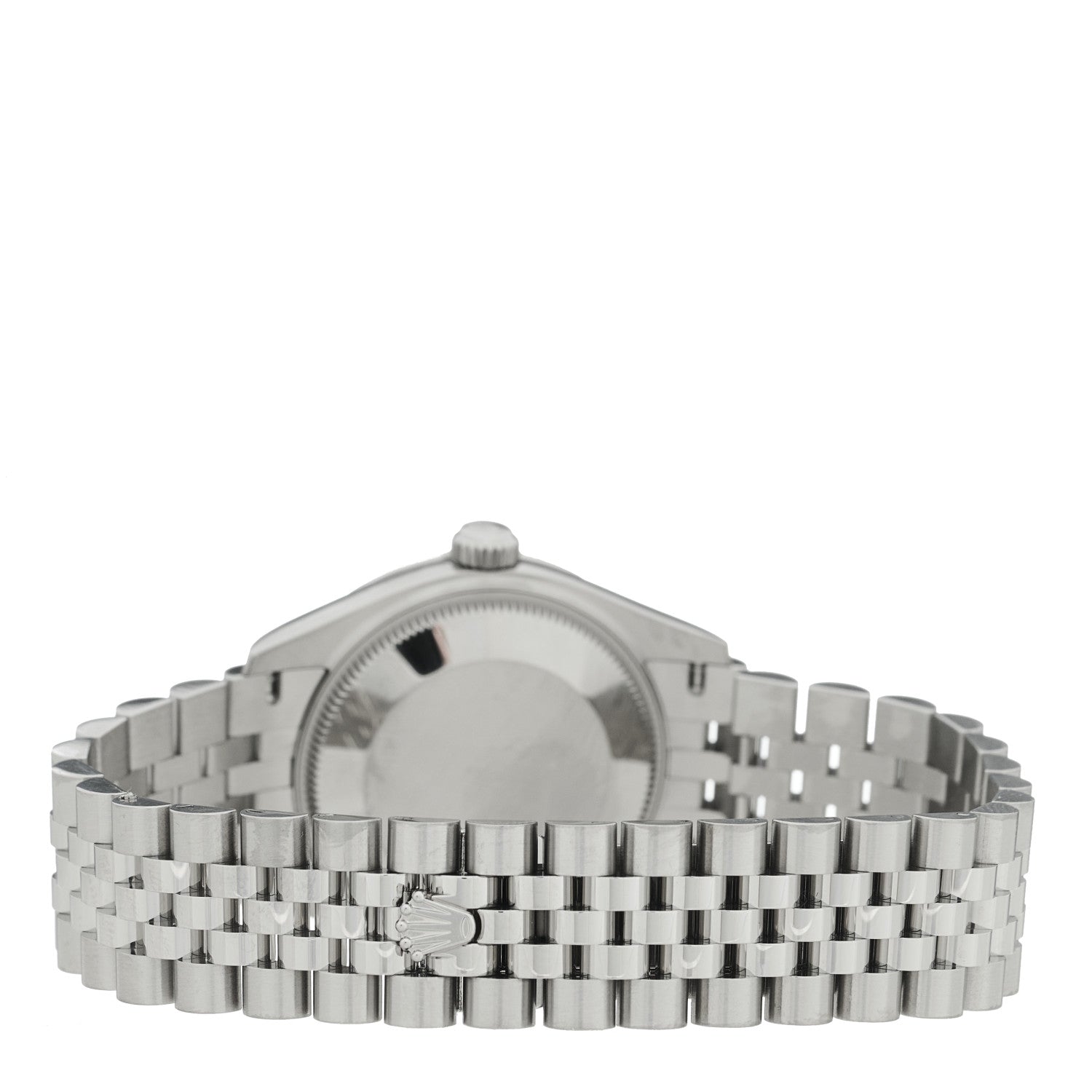 Rolex Stainless Steel 18K White Gold Diamond Bezel 31mm Oyster Perpetual Datejust Watch Dark Grey 278384RBR 3 of 5