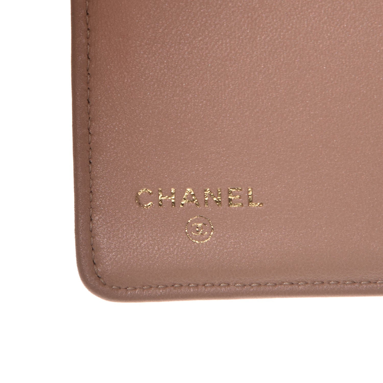 Chanel Iridescent Calfskin Quilted Boy Yen Wallet Light Pink 6 of 9