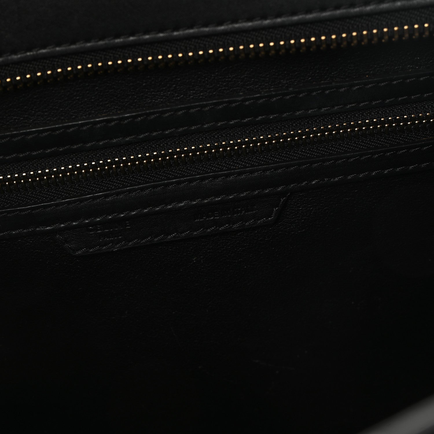 Celine Smooth Calfskin Mini Luggage Black 1847839 – FASHIONPHILE