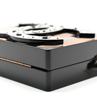 Chanel Plexiglass Crystal CC Minaudiere Clutch Black Copper 10 of 11